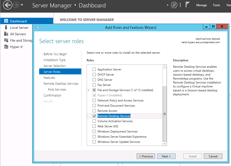 remote desktop to server 2012 r2 not working