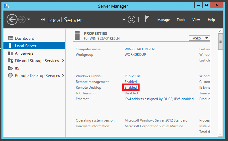 spark im windows server 2016 remote desktop services