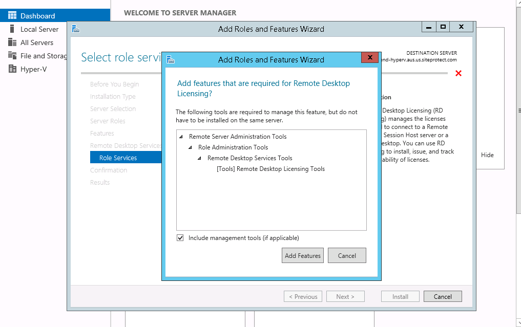 allowing remote desktop to server 2012